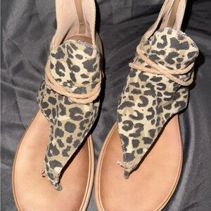 Leopard Print Women's Sandals